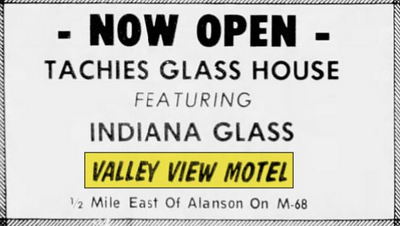 Valley View Motel (Country House) - Aug 1973 Ad (newer photo)